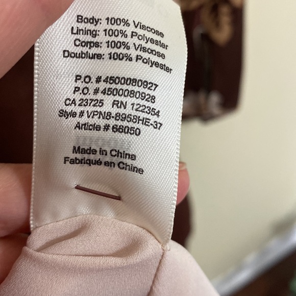 NWT Aritzia Little Moon Cordata Dress In Bronze Blush/Birch Size 2 - Picture 5 of 8